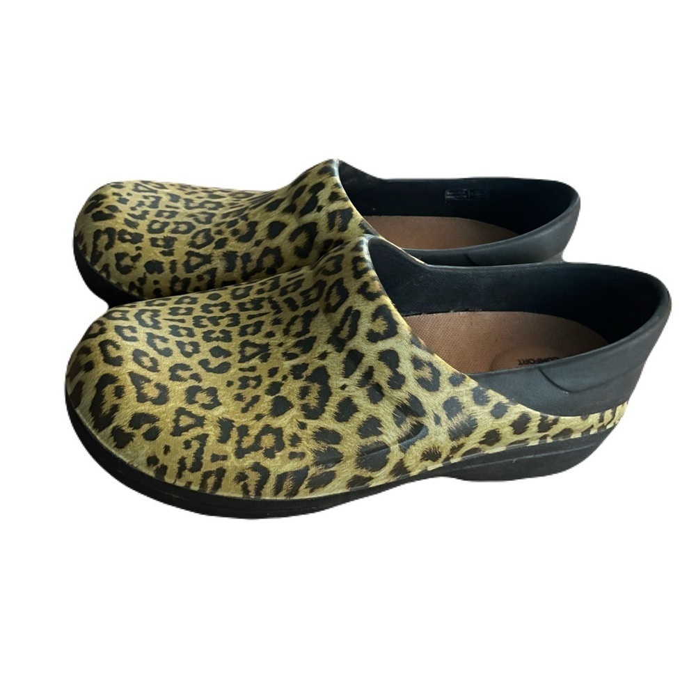 Crocs Neria Pro Work Clogs Leopard Size 10 , triple comfort , healthcare clogs - Picture 3 of 6